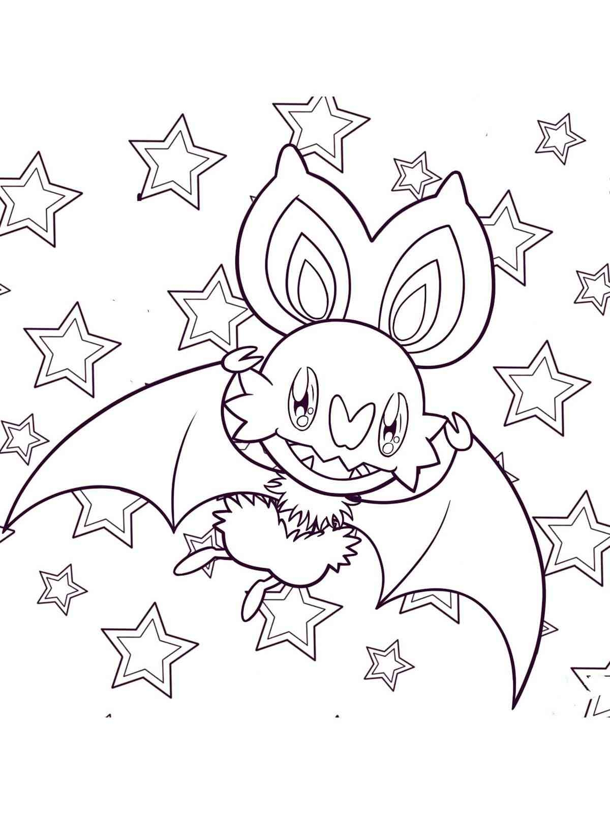 Pokemon Halloween Coloring Page Free Printable