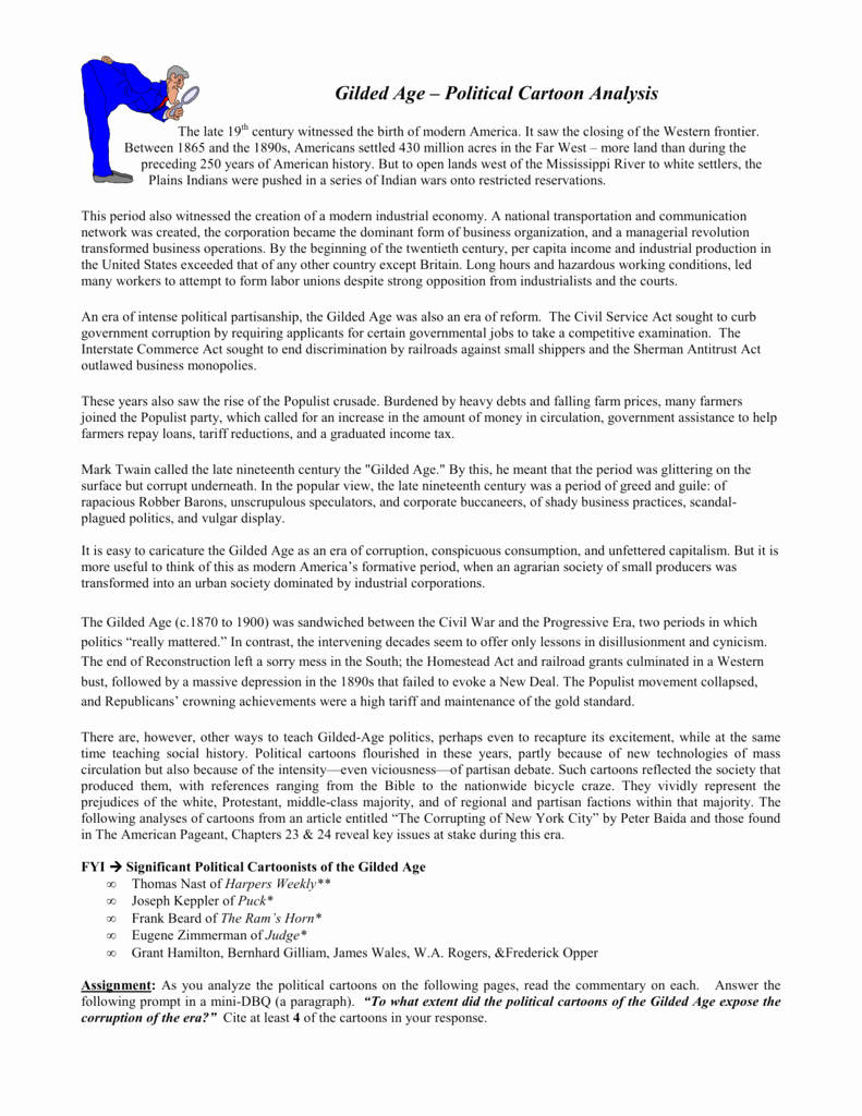 Political Cartoon Analysis Worksheet New Worksheet Political Cartoon