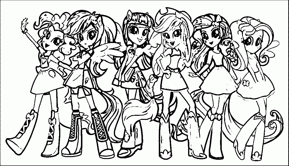 Pony Cartoon My Little Pony Coloring Page 087 Wecoloringpage 