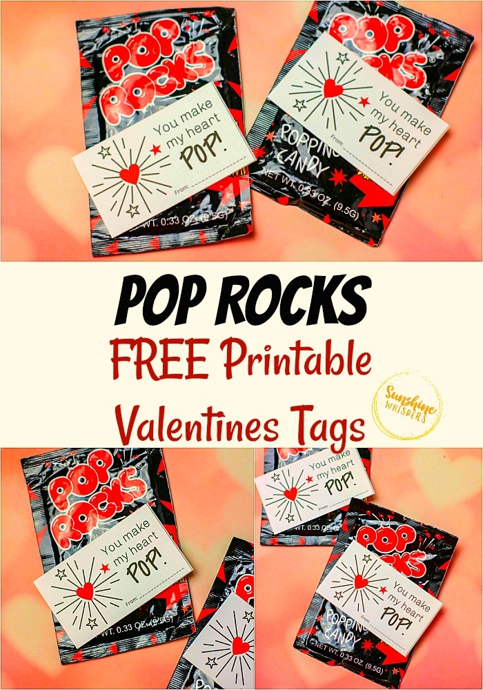 Pop Rocks FREE Printable Valentines Tags Sunshine Whispers