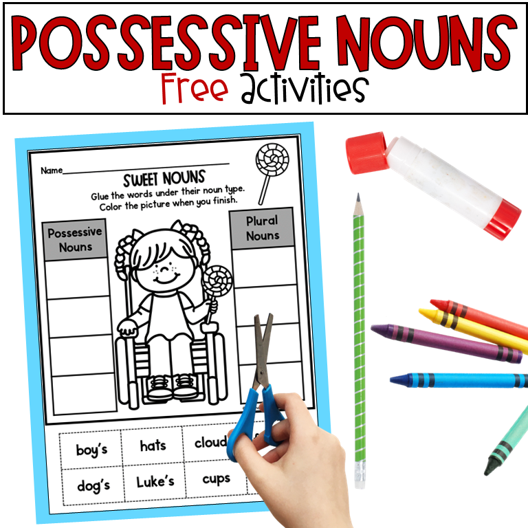 possessive nouns worksheet