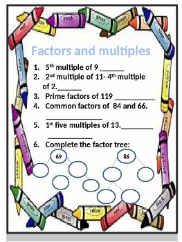 Practise Worksheets Of Math By The Divine TPT