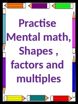 Practise Worksheets Of Math By The Divine TPT