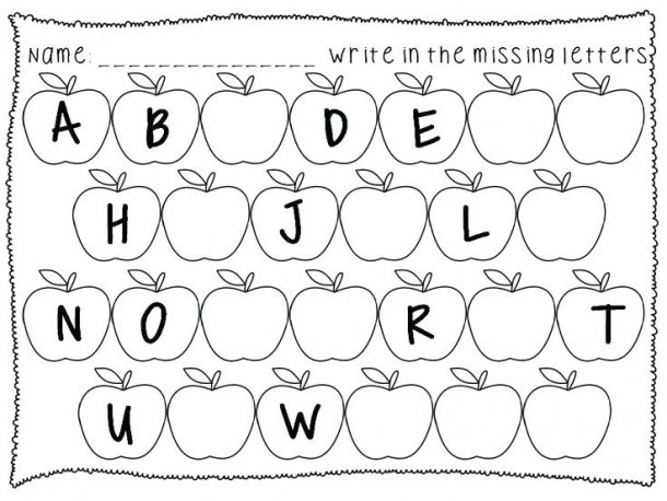 Pre k Abc Worksheets Printable