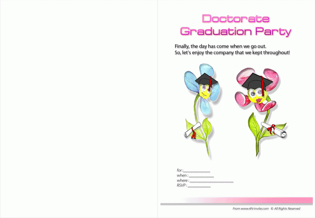 Pre k Graduation Invitation Printable
