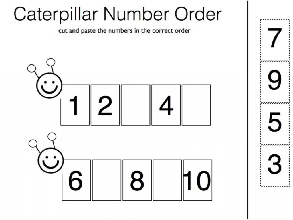 pre k number worksheets
