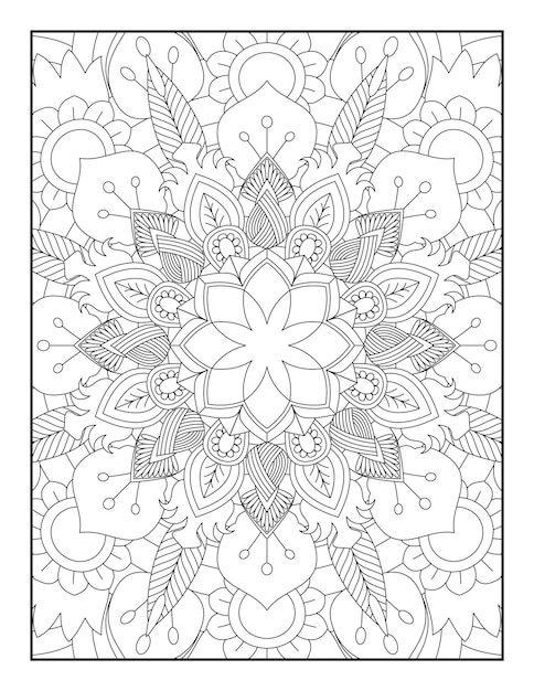 Adult Coloring Pages Mandala