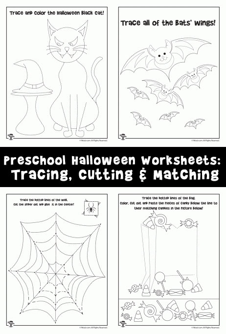 preschool worksheets halloween