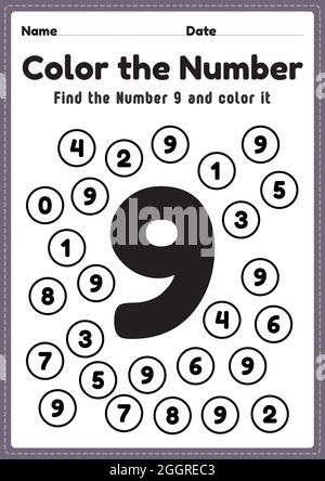 preschool number 8 worksheets