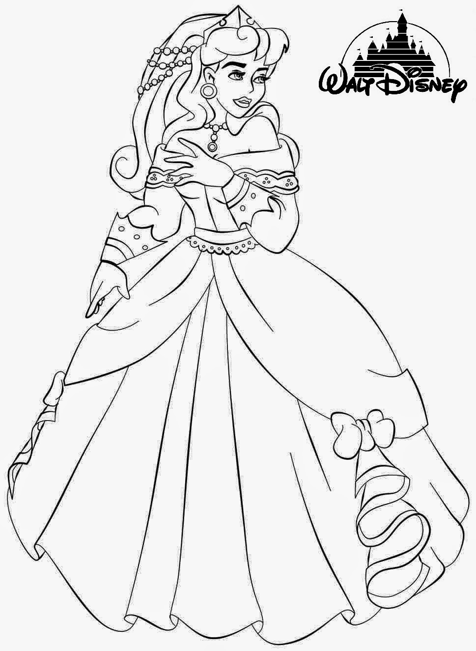 Princess Aurora Coloring Page At GetDrawings Free Download