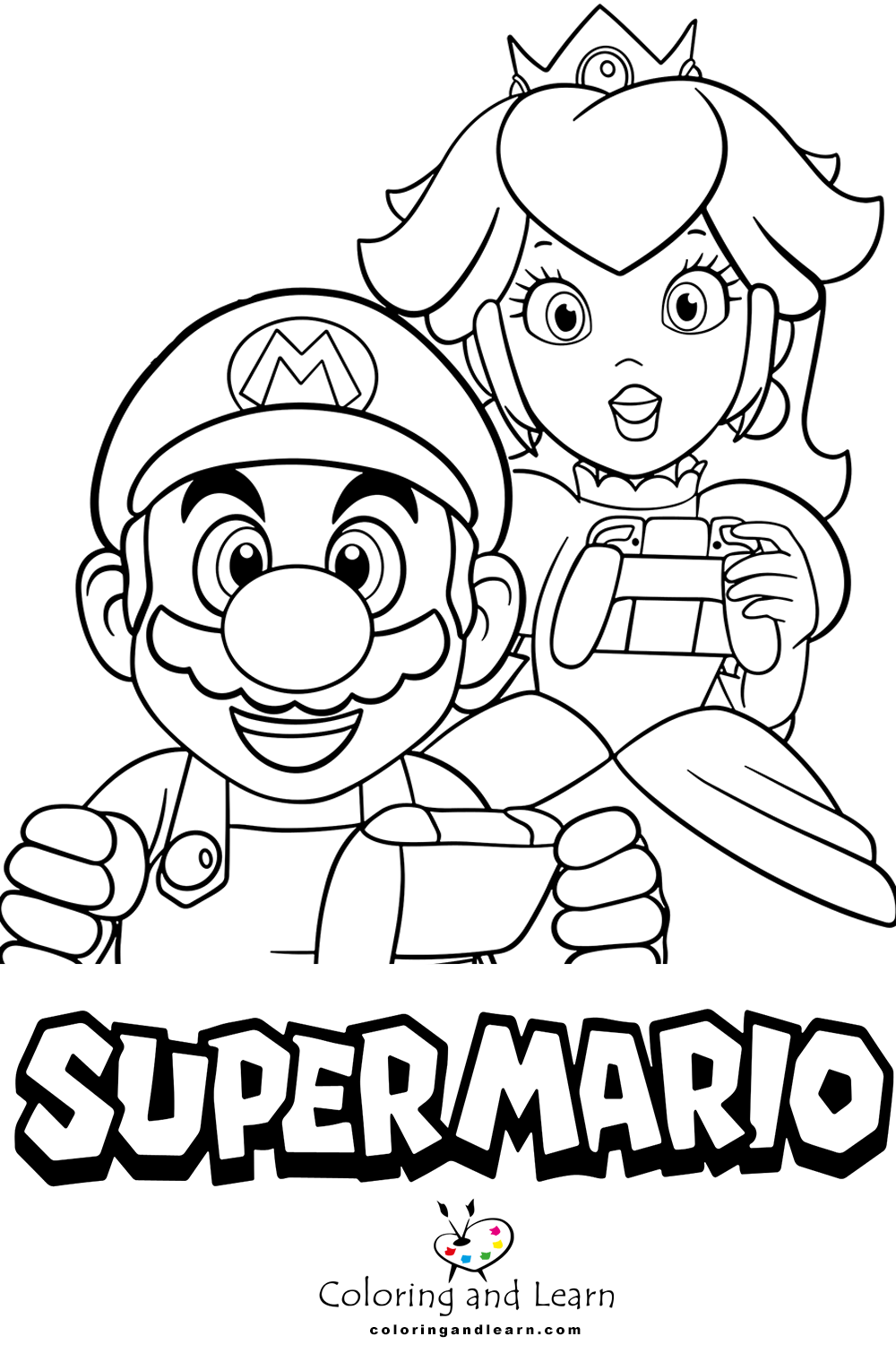 Princess Peach Coloring Pages FREE 2025 Coloring And Learn
