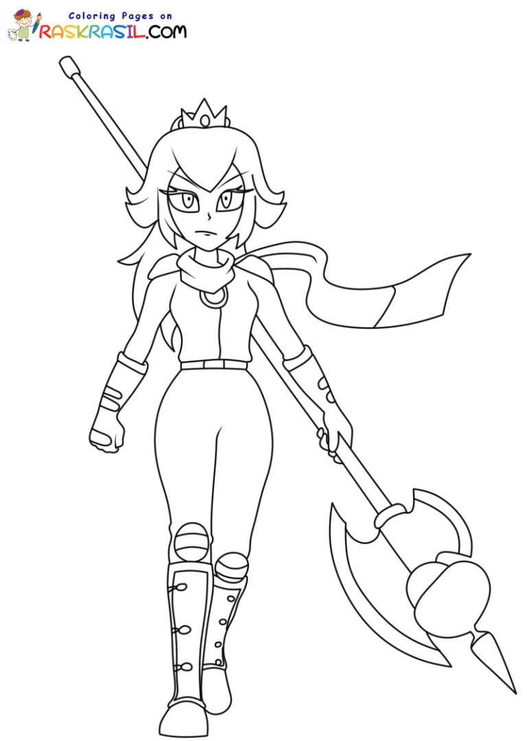 Peach Coloring Pages