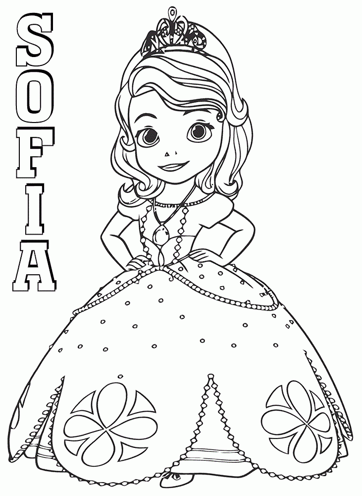Princess Sofia Coloring Page Free Printable Coloring Pages For Kids