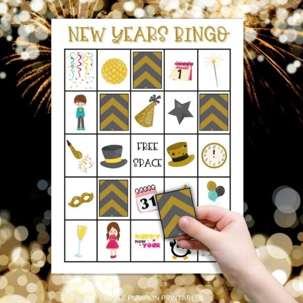 Printable 32 New Years Bingo Cards For New Year 39 s Eve