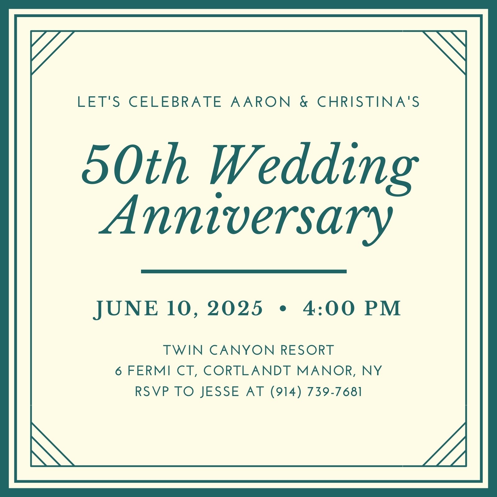 Printable 50Th Wedding Anniversary Invitations