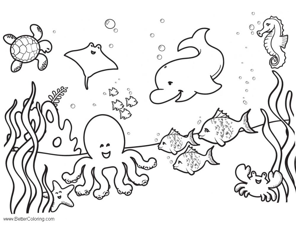 under the sea pictures for kids printable
