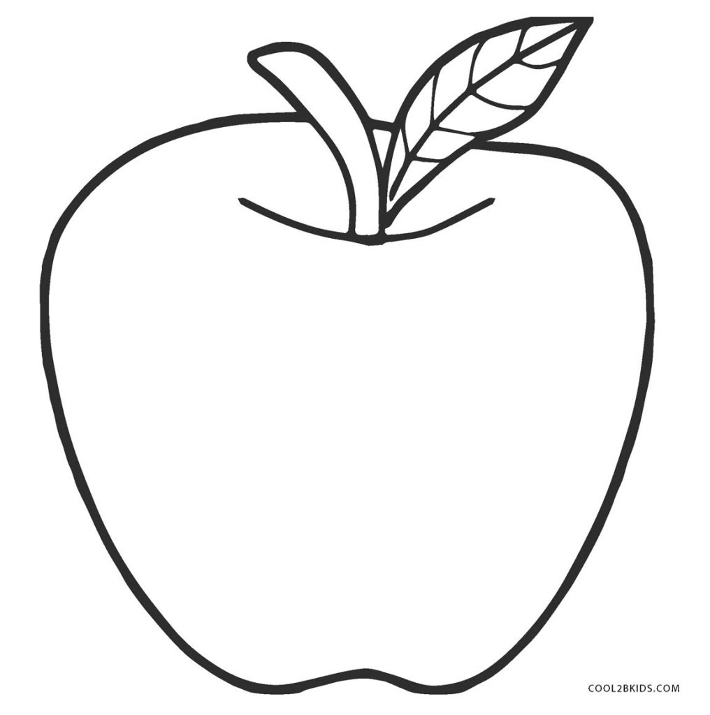 Printable Apple Pictures To Color