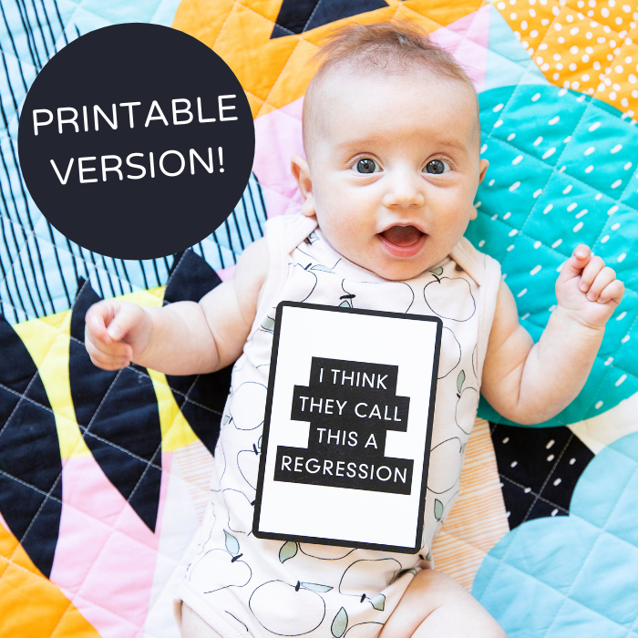 Printable Baby Milestone Cards Seriously Milestones