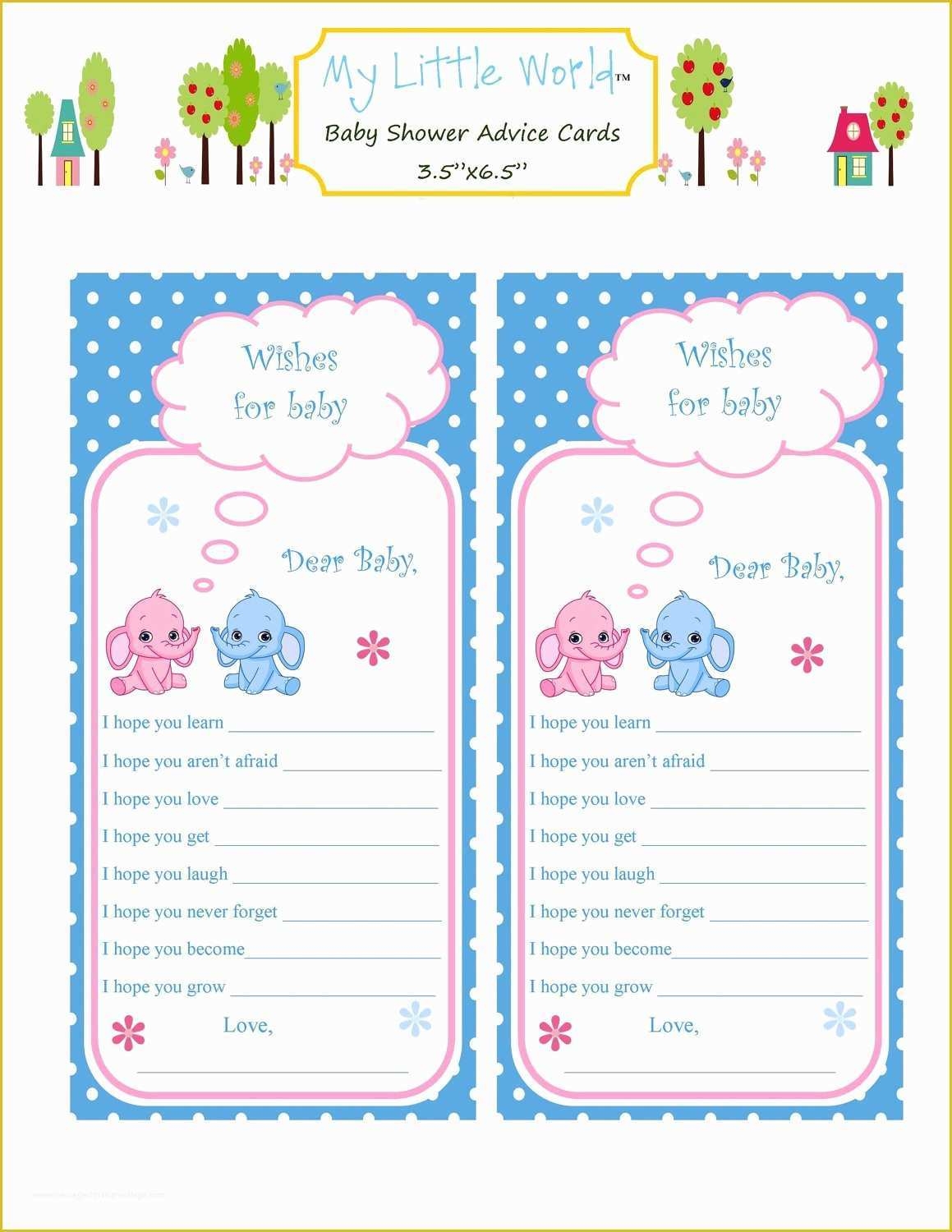 Printable Baby Shower Cards