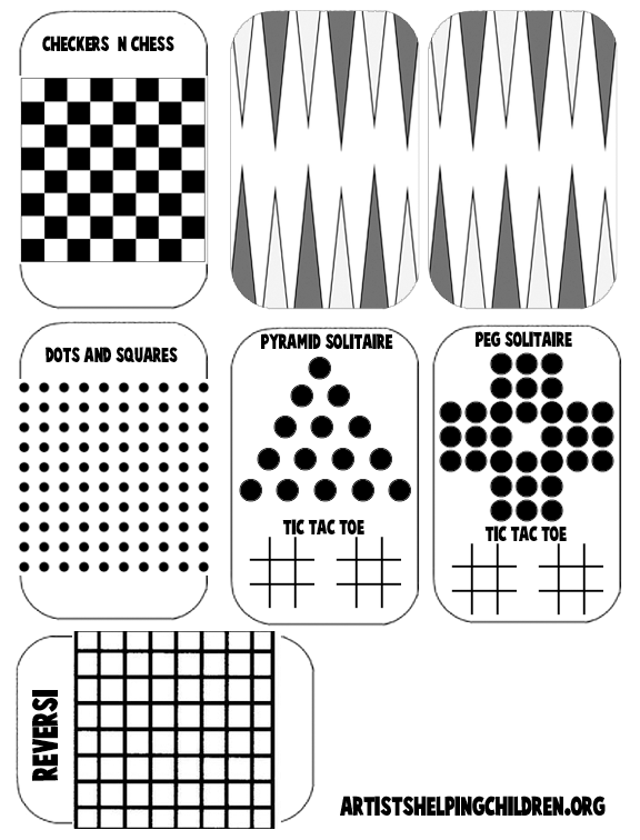 backgammon printable board game