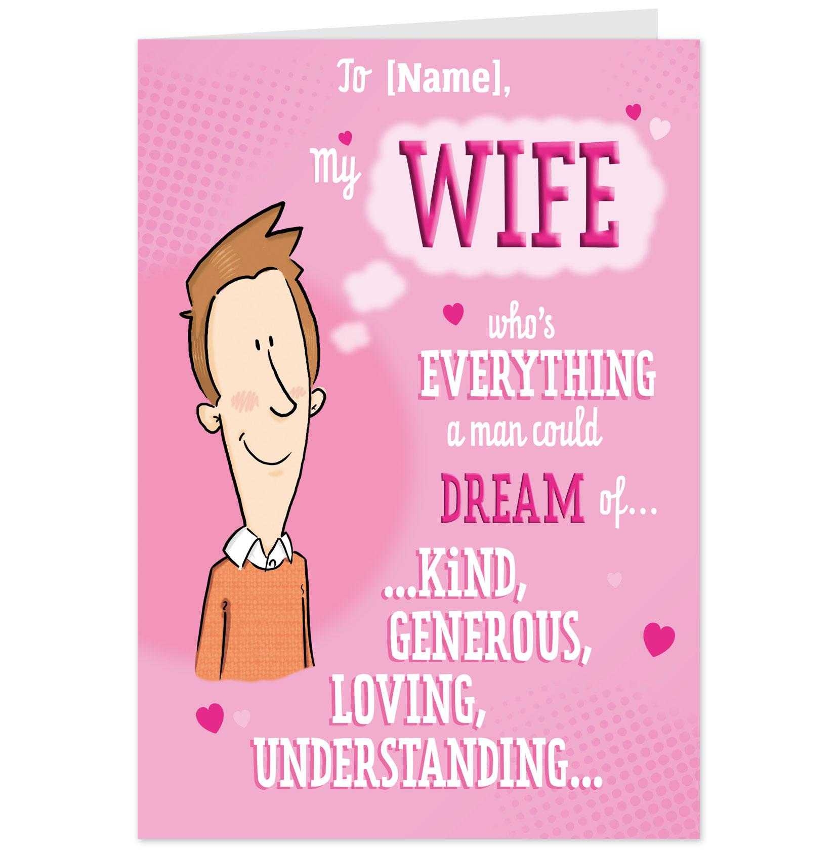 Printable Birthday Card For Wife Printable Word Searches