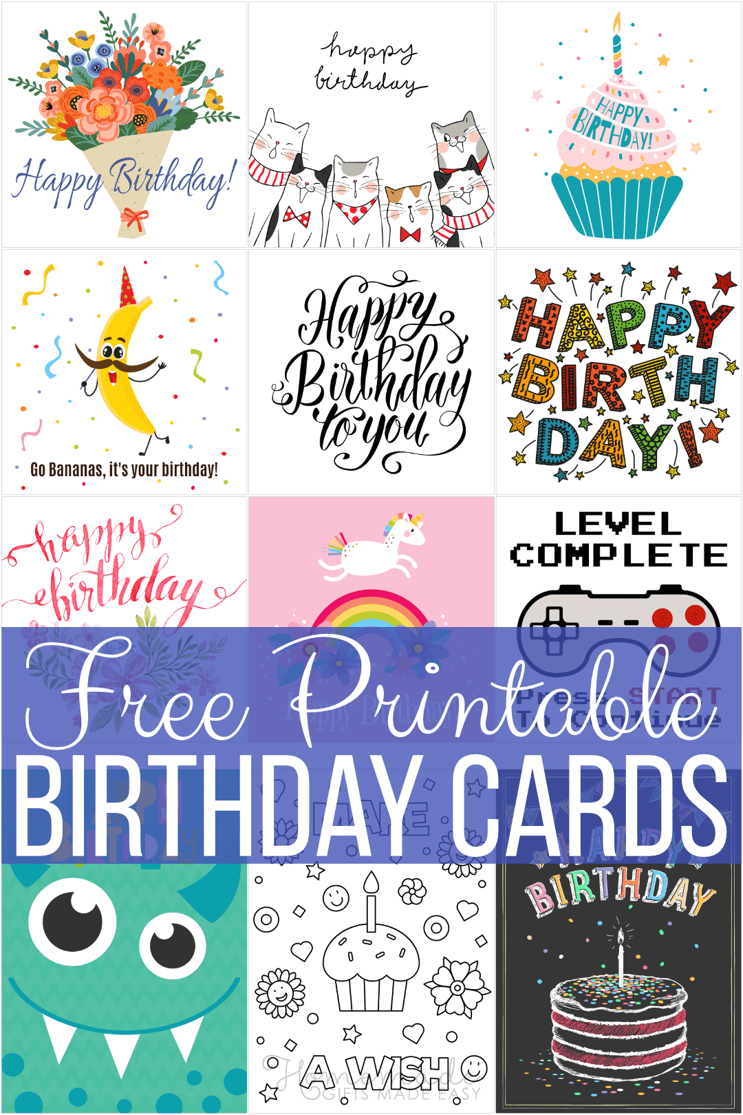 Printable Birthday Cards Free For Son