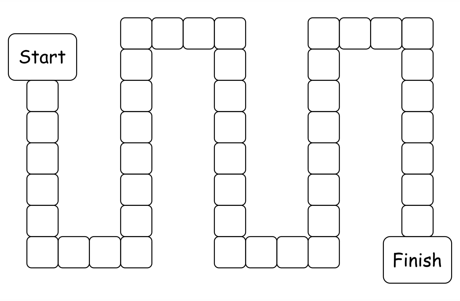 Printable Board Game Template Printable JD
