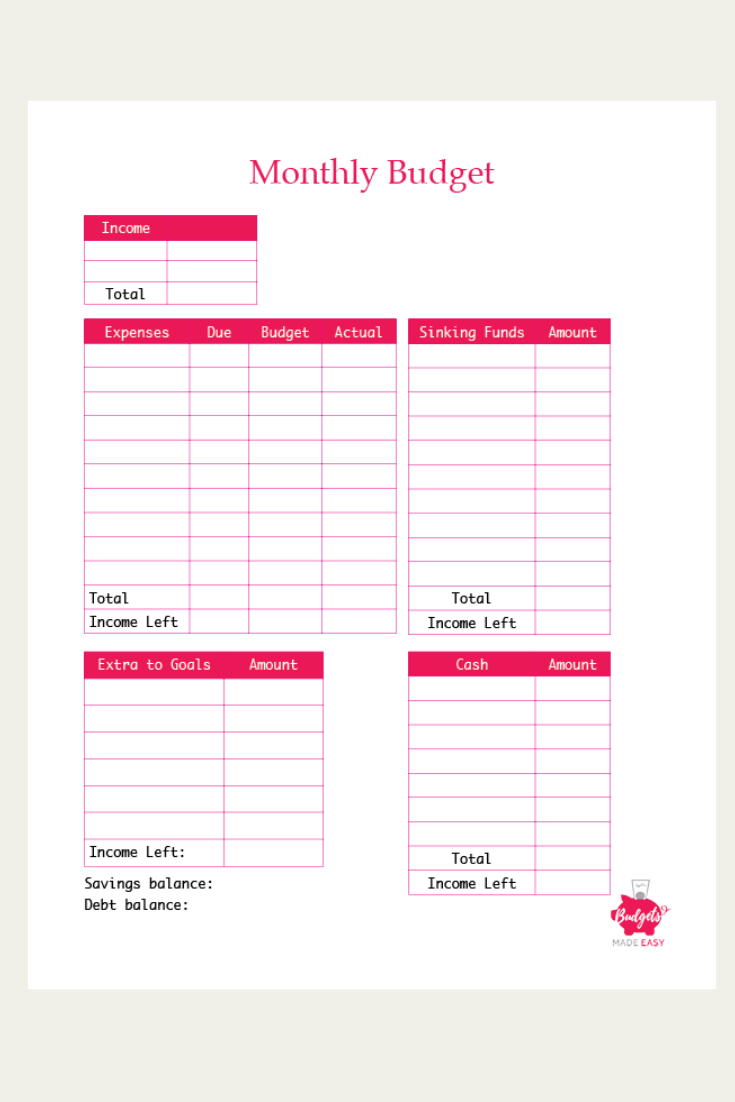 Printable Budget Worksheet For College Students Db excel