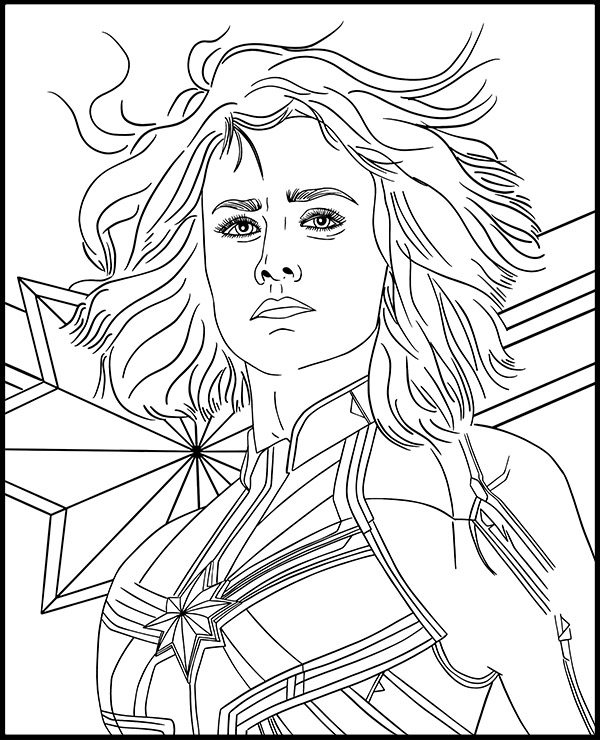 Marvel Coloring Page