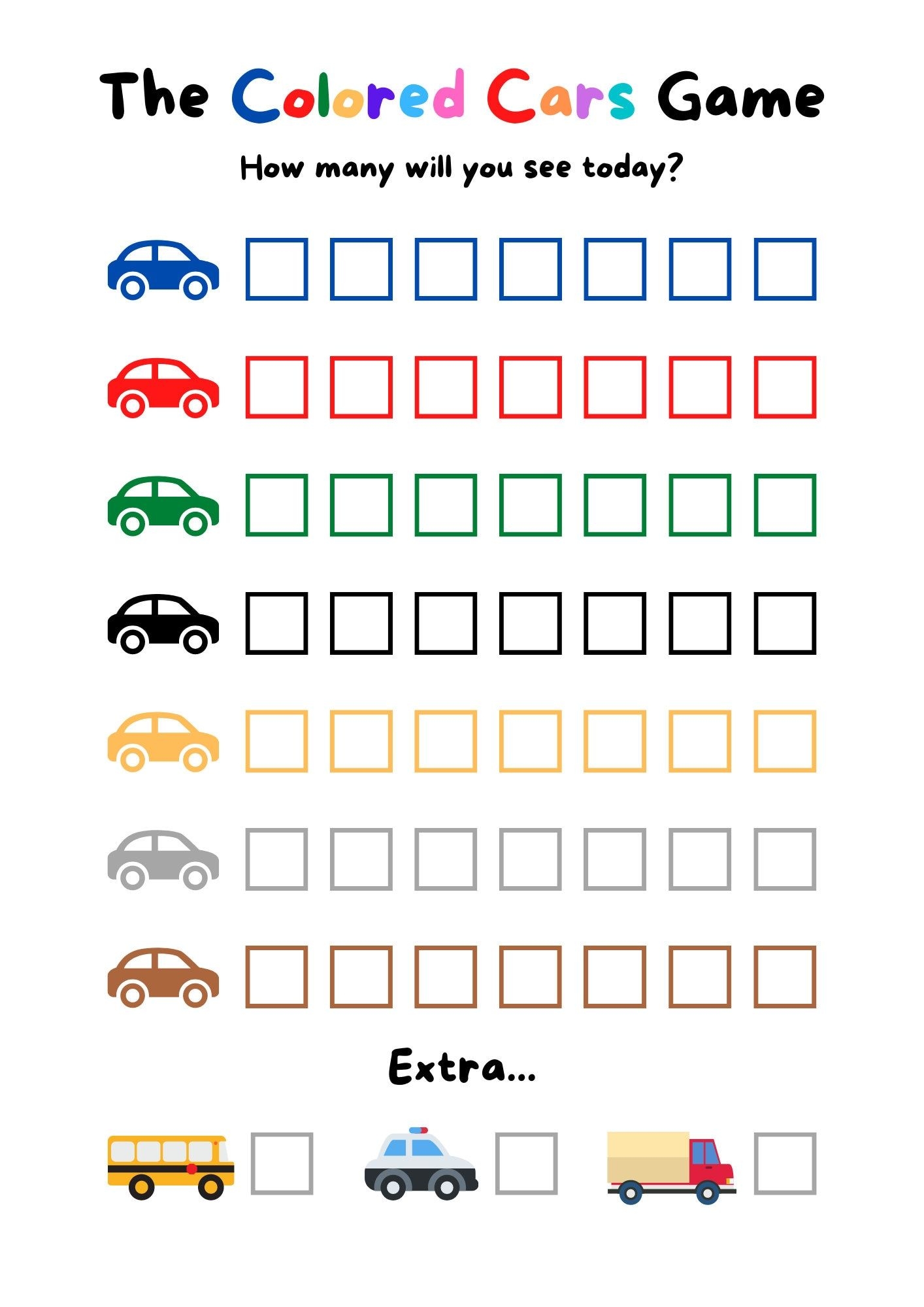 Printable Car Games For Road Trips Printable Sight Words List