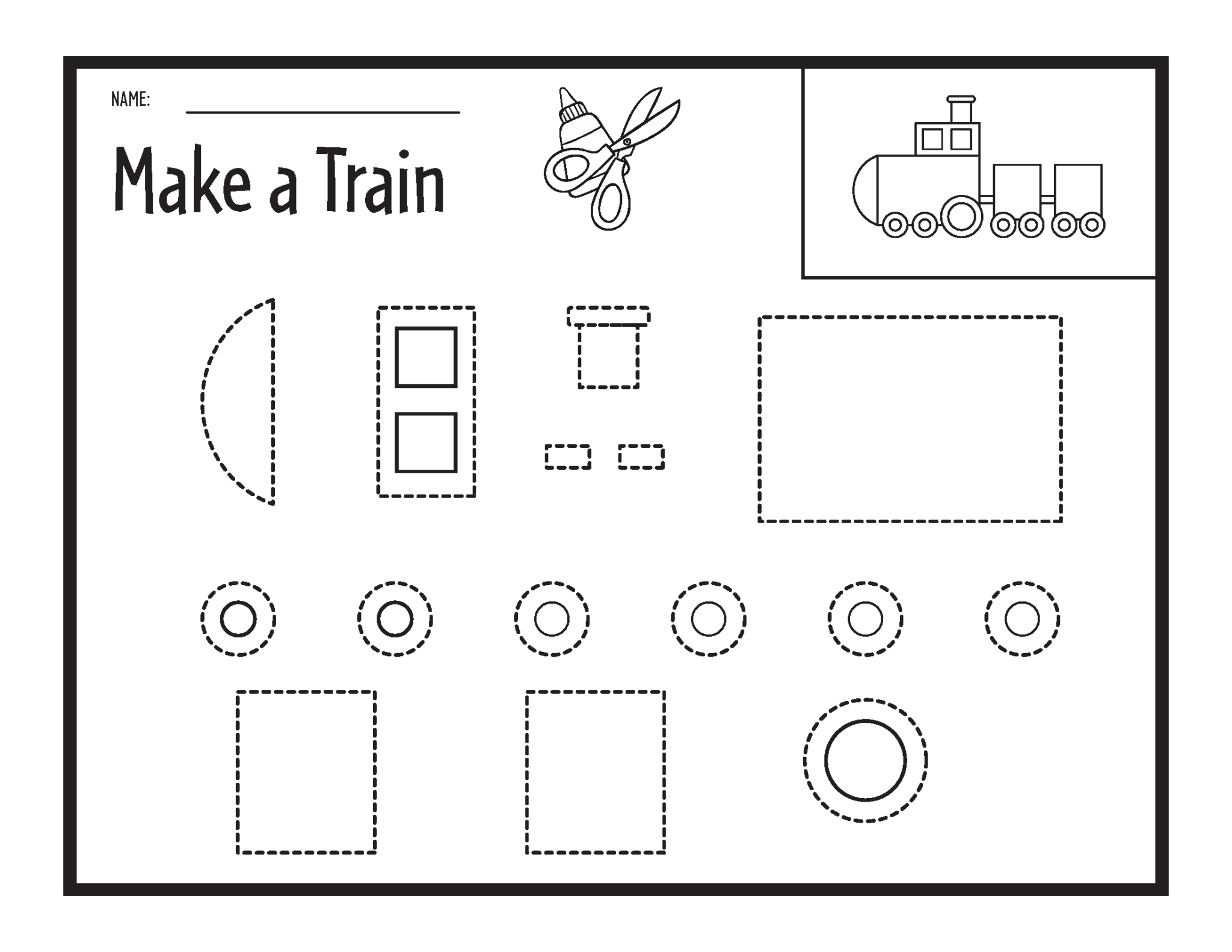 Printable Color Cut And Glue Worksheets Dev onallcylinders