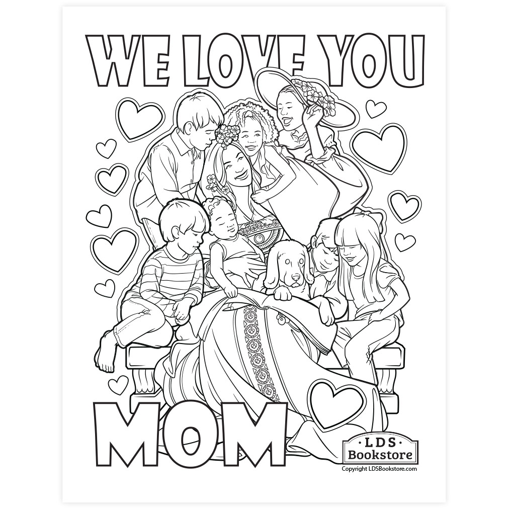 Printable Coloring Pages For Mom