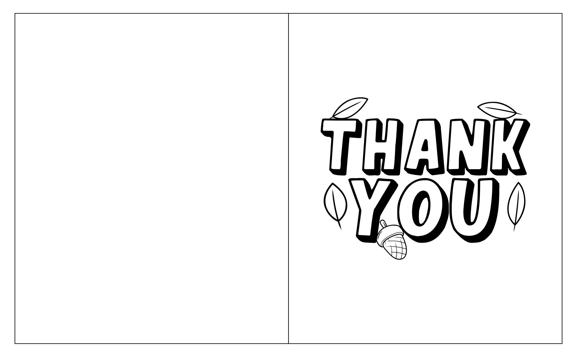 Printable Coloring Thank You Cards For Kids Printable Thank You Cards 