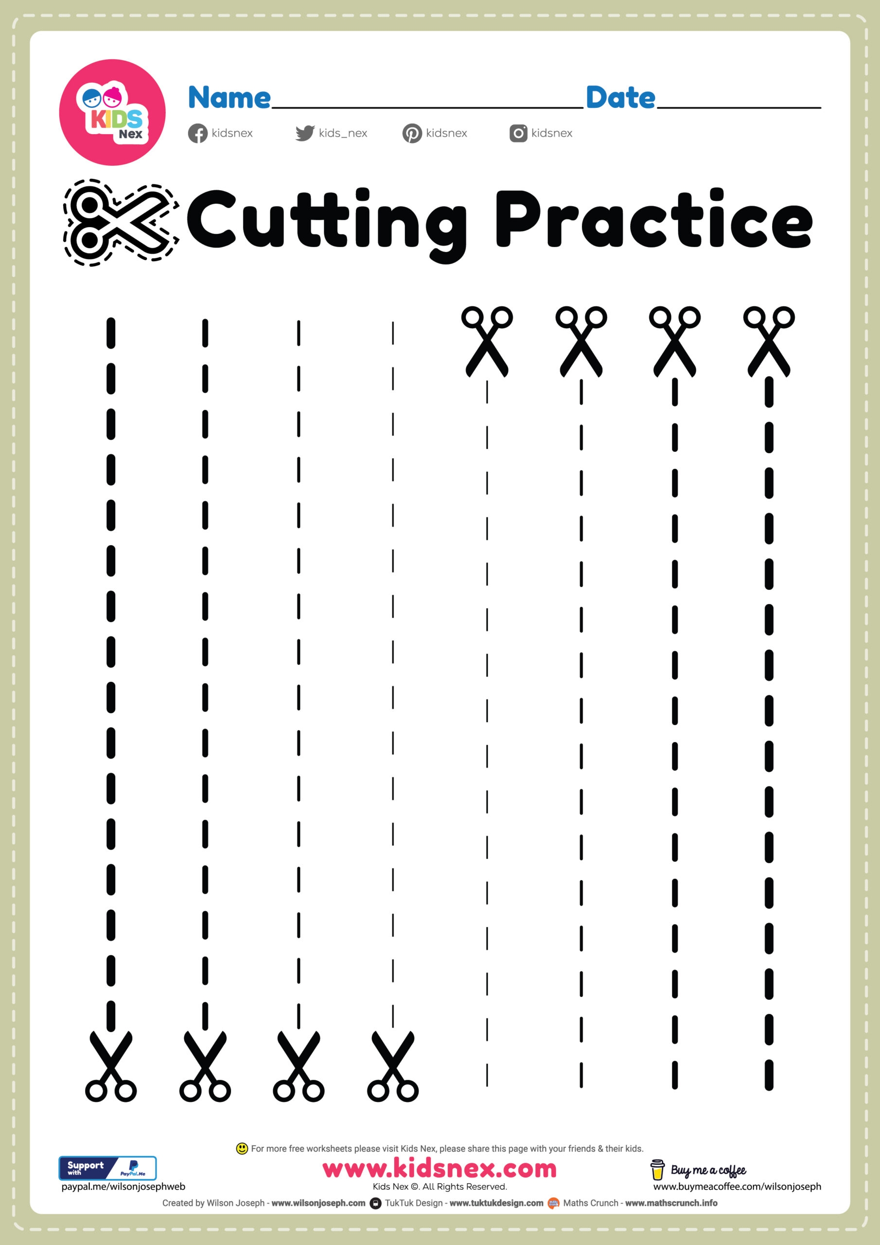 free printable cutting activities for toddlers