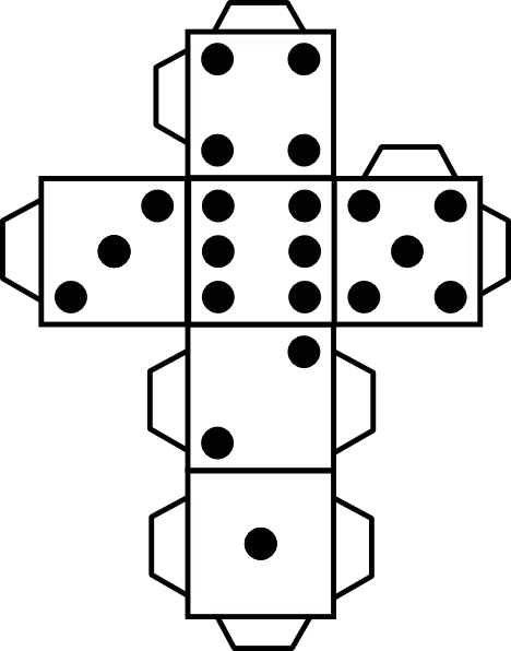 Printable Die Dice Clip Art At Clker Vector Clip Art Online 
