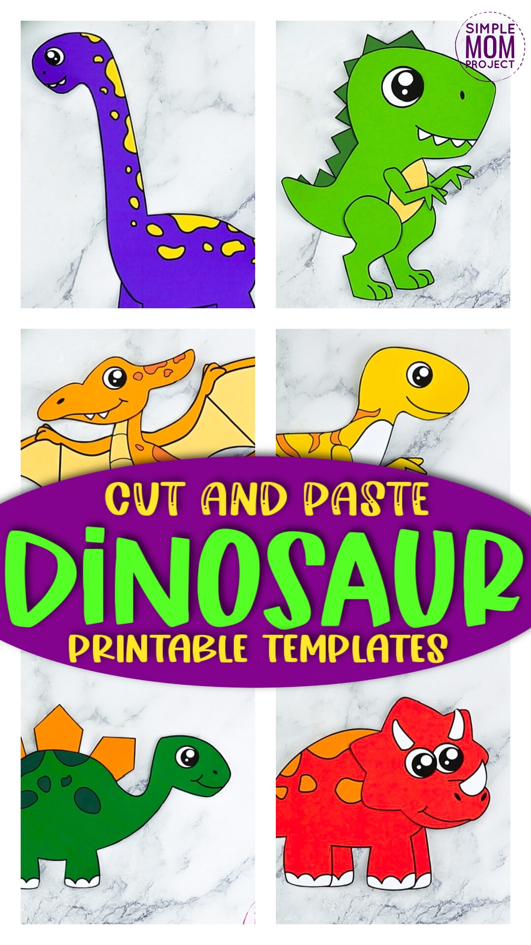free printable dinosaur crafts for preschoolers