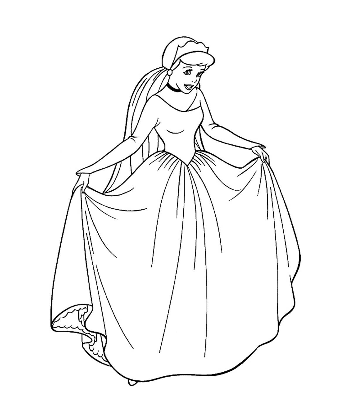Printable Drawings For Kids Princess