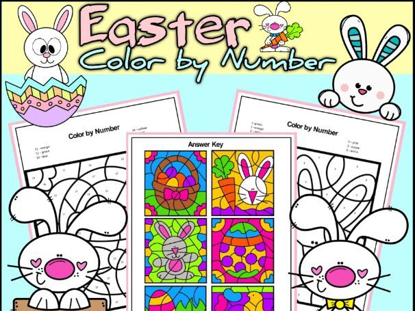 easter eggs to colour worksheet