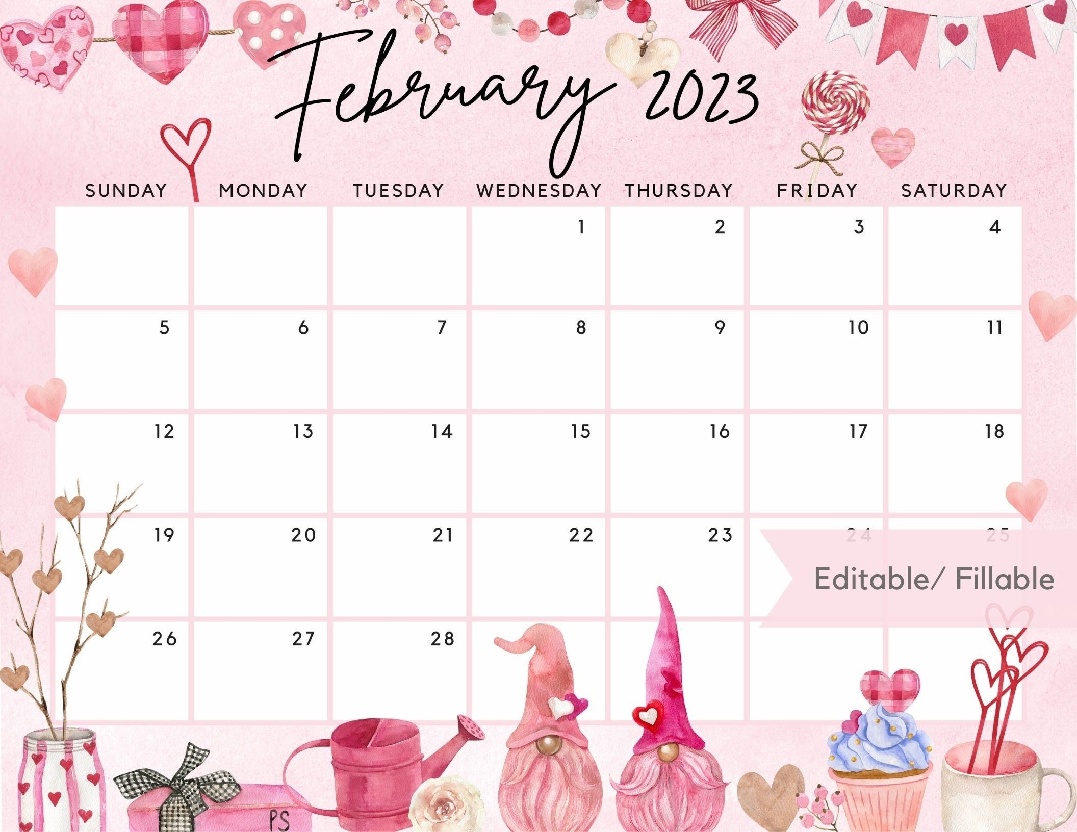 free printable blank calendar templates
