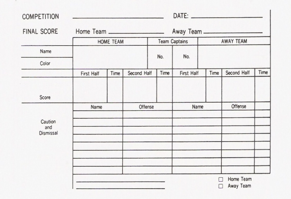 printable soccer referee score card template