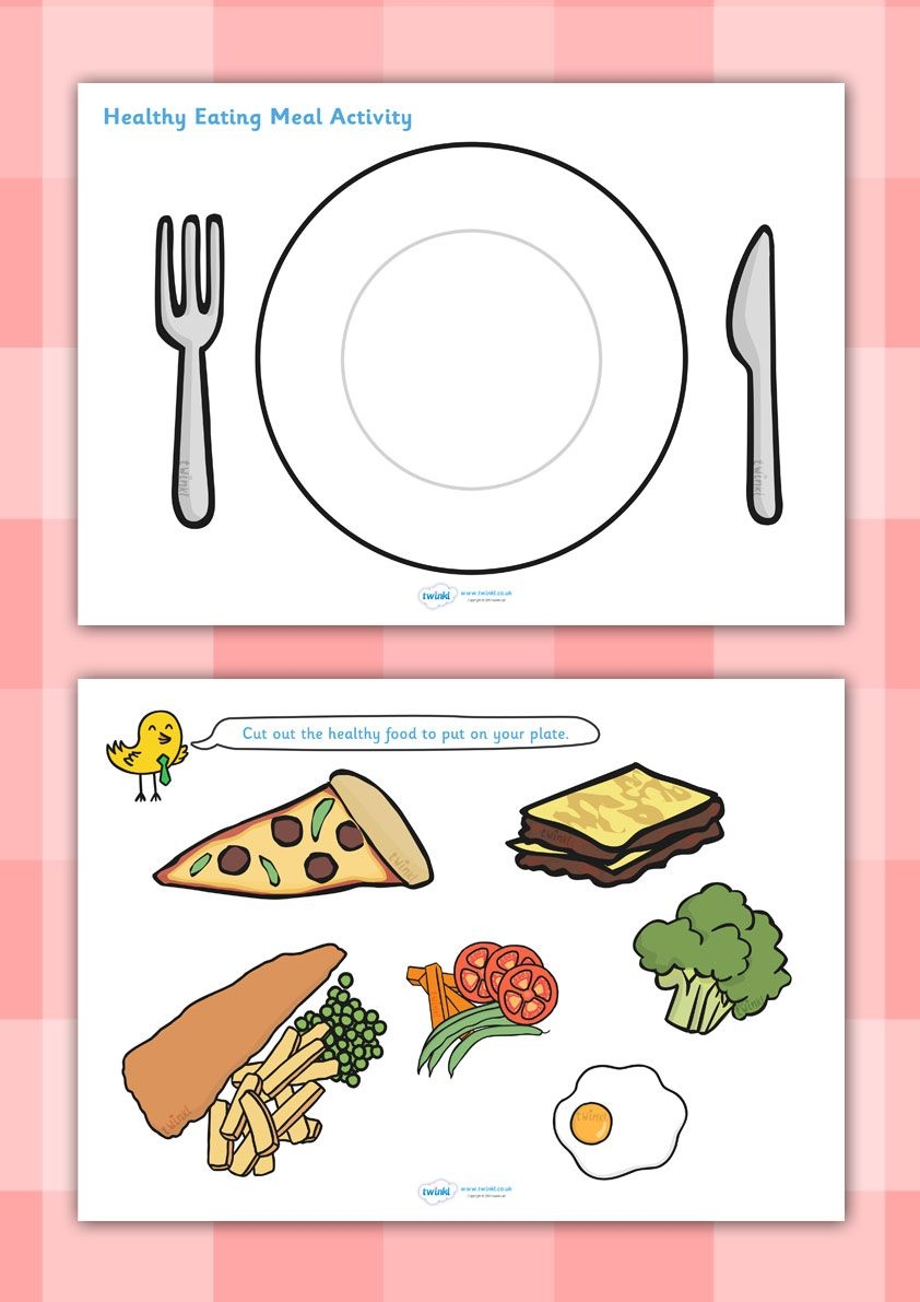 healthy food pictures for kids printable