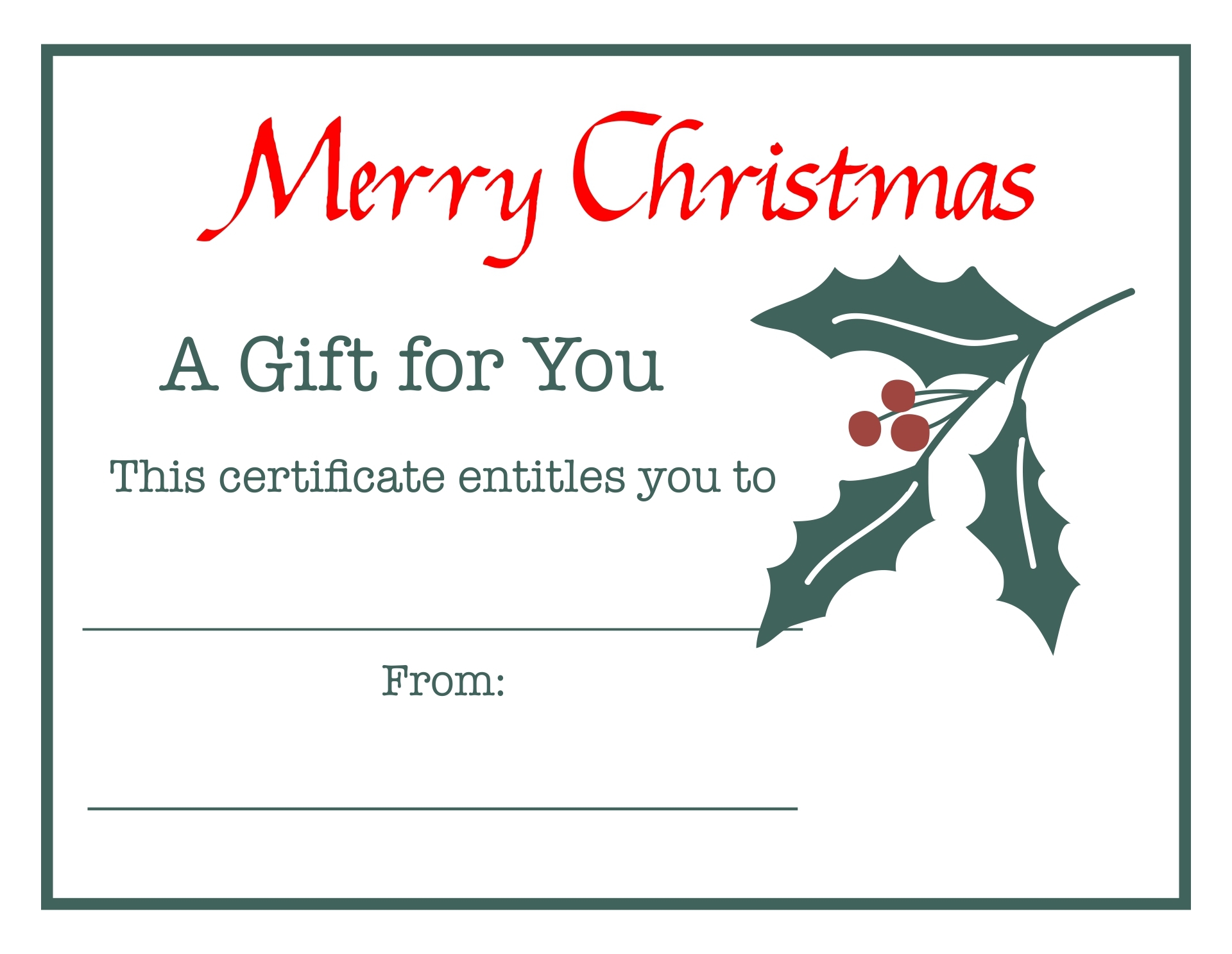 printable xmas card template