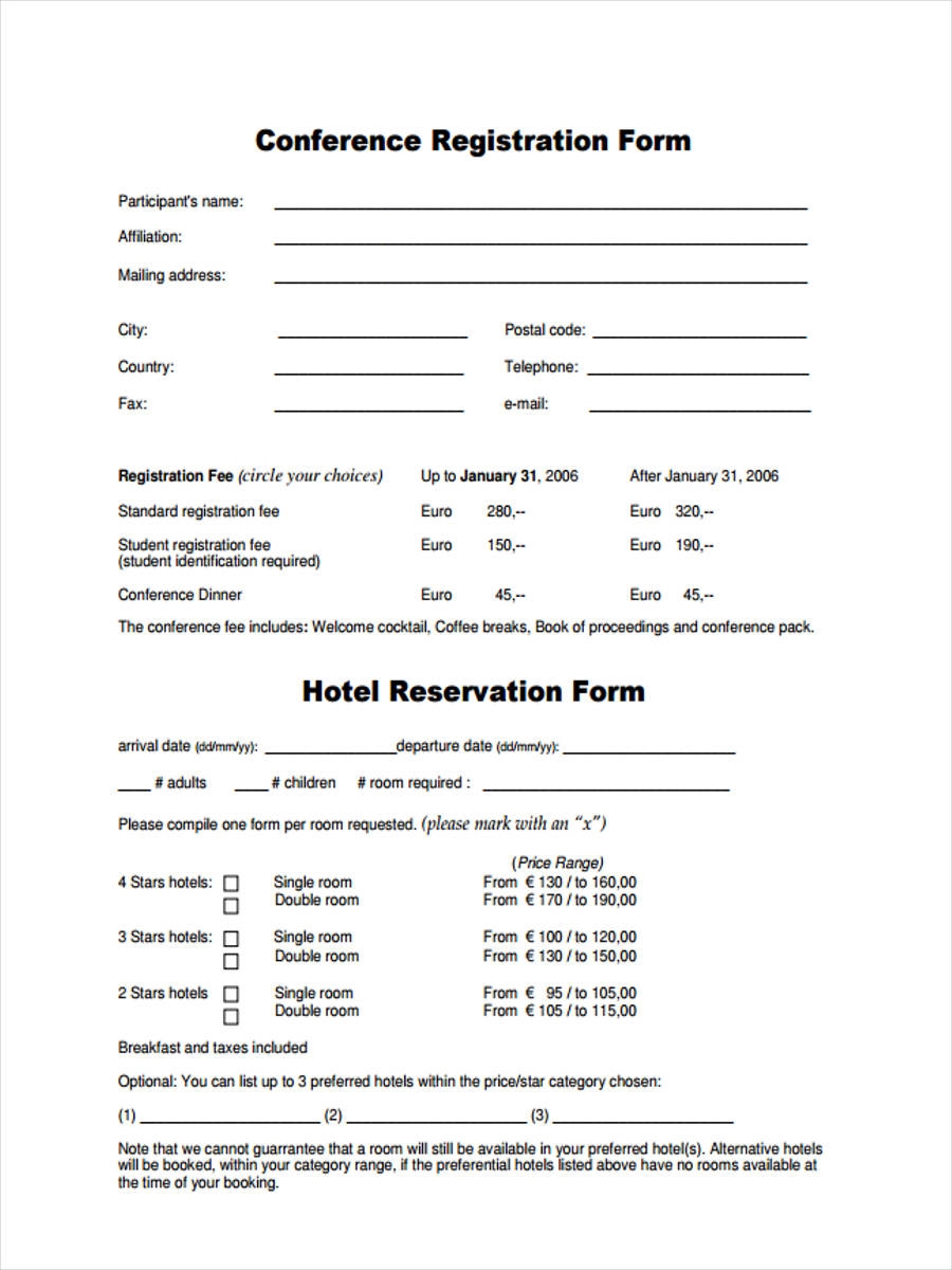 printable registration card