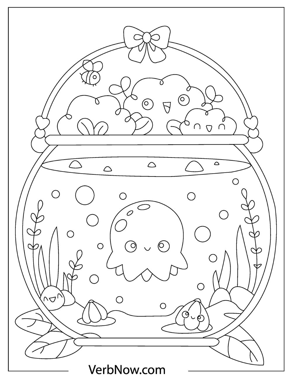 Printable Kawaii Cute Coloring Pages