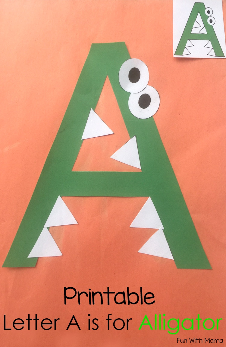 printable alligator crafts for preschoolers