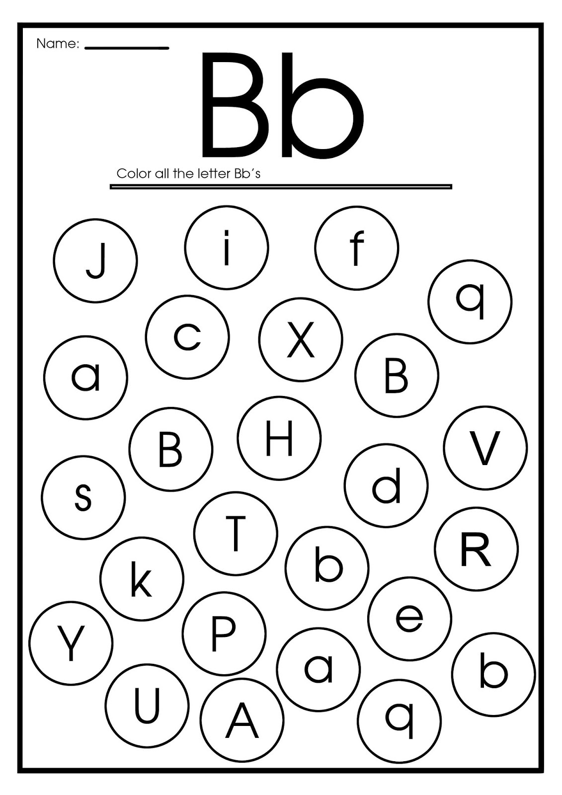 Printable Letter B Worksheets Printable Worksheets