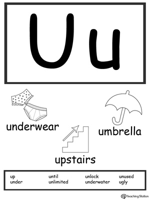 Printable Letter U Crafts For Preschoolers Prntbl 