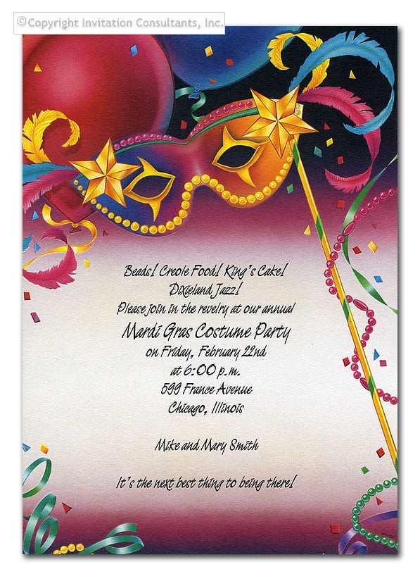 free printable mardi gras invitation template