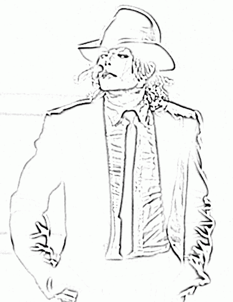 Printable Michael Jackson Coloring Pages Coloring Home