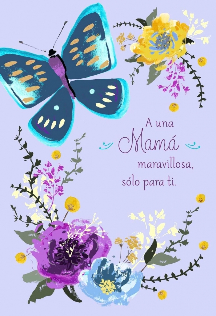 Printable Mothers Day Card Spanish Printable Word Searches